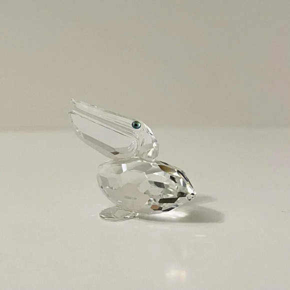 Swarovski Crystal Pelican Figurine Miniature 1.25 Inch - Picture 5 of 15